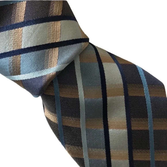 Men’s Van Heusen Formal Casual Handmade Silk Neck Tie - Picture 2 of 6